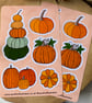 Pumpkin Sticker Sheet - Image 1