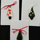 Mini Christmas Tree - Fused glass