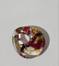 Fused Glass Teardrop Pendant - Large Eco multi colour - Image 1