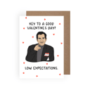 Modern Family Themed Valentines Day Card, Phil Dunphy Valentine Card, Low Expect