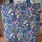 MULTI COLOURED FERNS AND FLOWERS TOTE