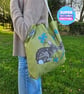  Rabbit printed cotton gusseted tote bag, Super Seconds Festival