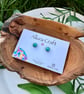  Mint Circle Studs - Micro - Image 5
