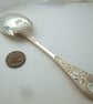 Tablespoon, Christmas is coming, handstamped serving spoon - Image 3