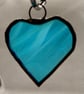 Stained glass small heart, BLUE variations - Image 4