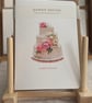  Wedding Cake Congratulations Greetings Card (QM 301) - Image 4
