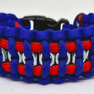 Paracord Hex nut bracelet