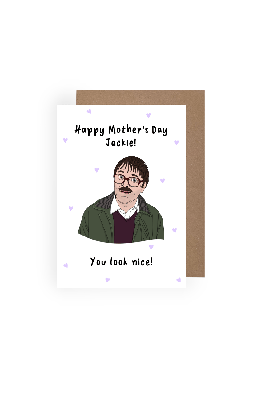 A Friday Night Dinner Jim Themed Mothers Day Card