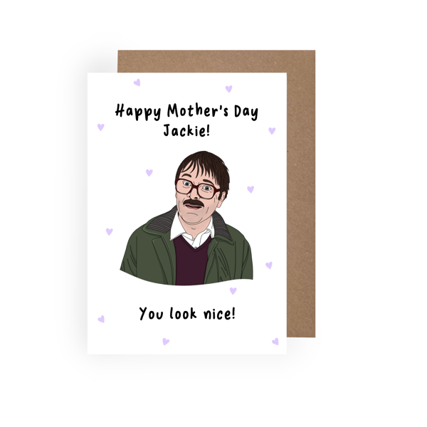 A Friday Night Dinner Jim Themed Mothers Day Card