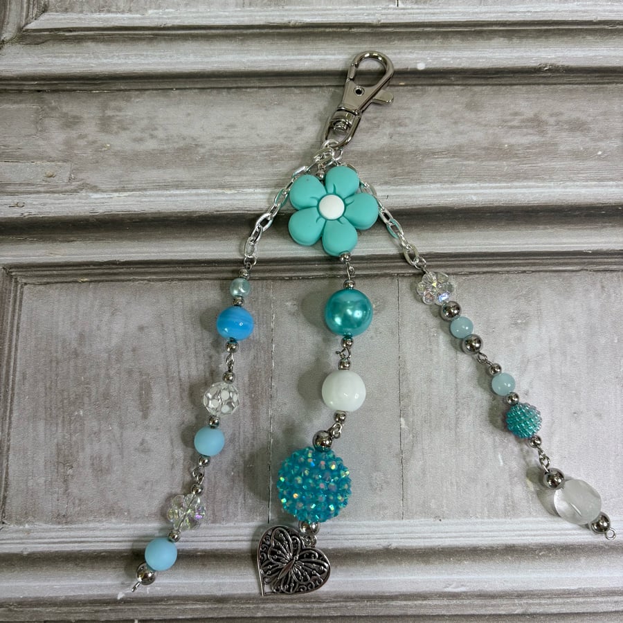 Handbag Charm (Blue) 2 by Carolee Crafts PB5 0018