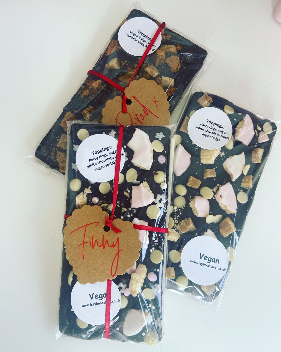 Vegan Chocolate Slab,Vegan Chocolate Bar,Dairy Free Chocolate Slab,Gift