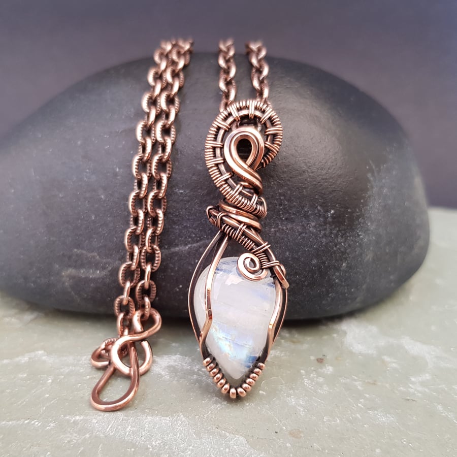 Solid copper necklace on sale