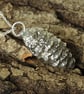 Solid sterling silver alder cone pendant - Image 1