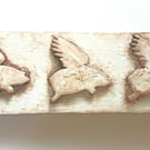 Three Flying Pigs Right-Facing, Mounted 