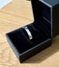 "Nightfall" - Sterling Silver Ring Plain - 5g - Made To Any Size - 4mm x 2mm - Image 2