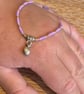 Pineapple Beaded Stacker Bracelet, Tropical Fruit Jewellery (STK-0008)