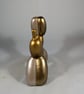 Metallic Coloured Ceramic Balloon Poodle Puppy Dog Animal Figurine Ornament. - Image 3
