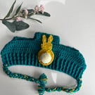Crochet Horse Ears Easter Bonnet ready made 