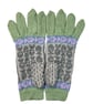  Gloves with cat hand knitted in merino wool, handmade gloves, cat lover gift - Image 3