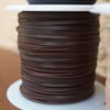 Kangaroo Leather Lace 3mm premium quality Dark Brown 1m