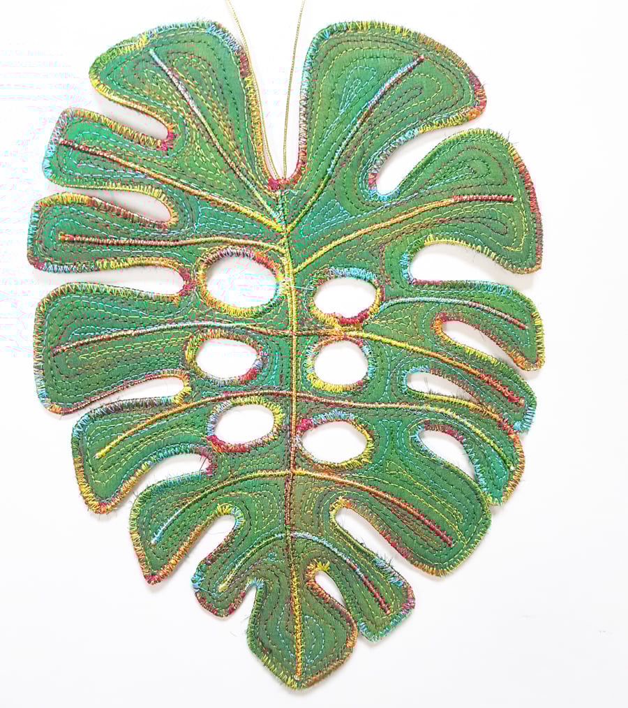 Monstera Leaf Hanging Decoration Cheese Plant Leaf Decoration 