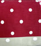 Large Make up Bag with Roses and Polka Dots - Image 3