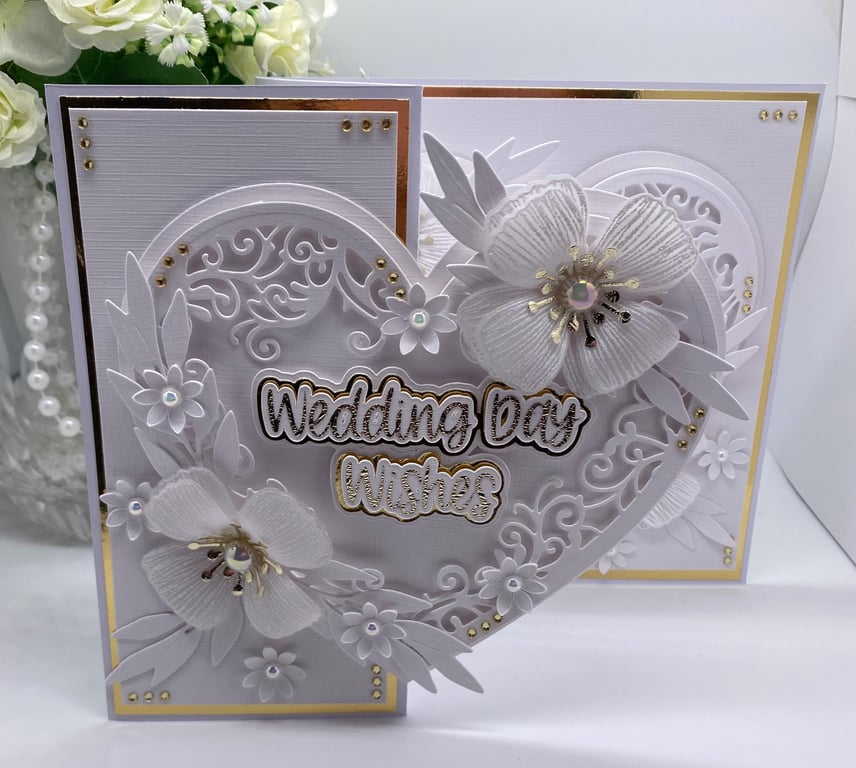 Personalised Luxury Handmade boxed Wedding Card