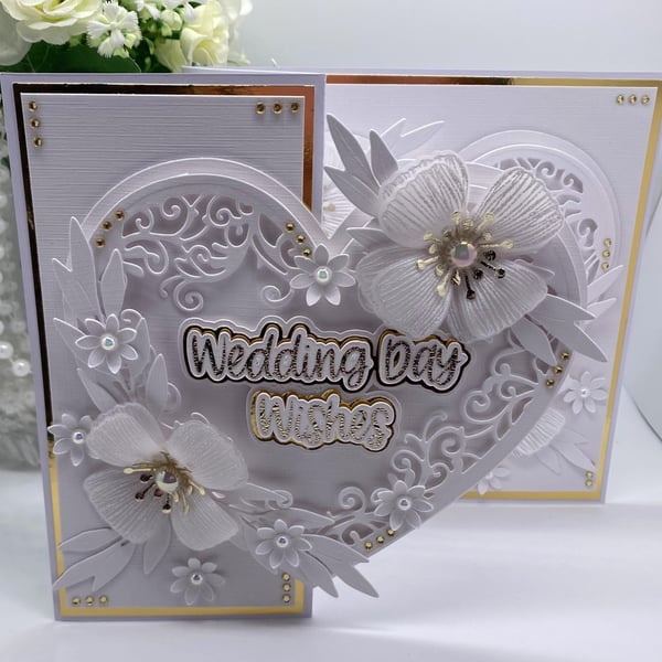 Personalised Luxury Handmade boxed Wedding Card