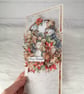 Handmade Christmas Card. Snowman & Children Vintage Christmas Card.(36) - Image 4