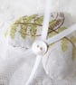 SET OF 3 LAVENDER BAGS - HEART SHAPED HAND EMBROIDERED - Image 6