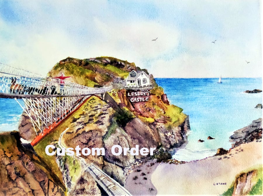 Custom order reserved for Lynda "Lesley's Castle" Tintagel