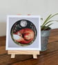Resting Fox under a Full Moon and Starry Sky Watercolour Print Artwork - Image 4
