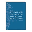 Emma Greetings Card Literary Gift - Jane Austen Word Art Card