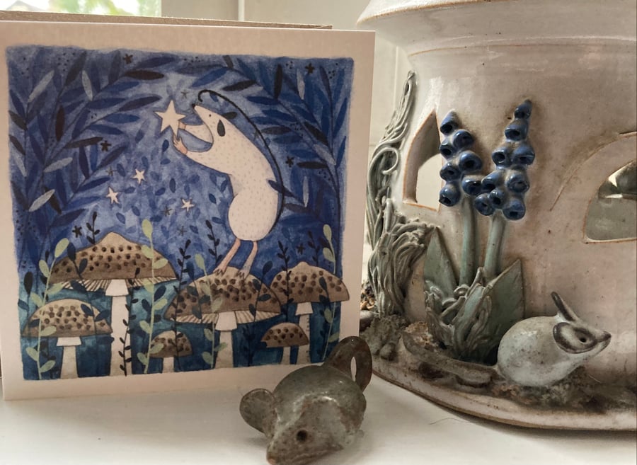 Lighting up the Parasols. 