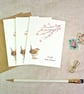 Set of 3 Wren & Cherry Blossom Mini Notecards  - Image 5