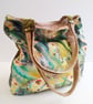 Velvet fish design tote bag - Image 2