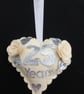 Personalised Door hanger for Silver Wedding Anniversaey - Image 1