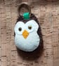 Brown Owl Felt Keyring - Bag Charm - Image 1