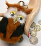 Owl coin purse (can be clipped onto handbag) - Image 2