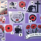Remembrance Day Vinyl Decals