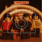 The Kinks – Village Green LEGO Art Print – 5x5in in 9x9in Mount
