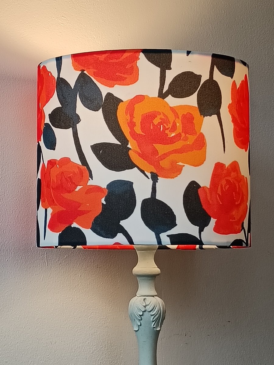 Orange Roses Vintage Style 25cm-40cm  Free Postage