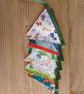 Mini bunting handmade in a cute animal themed design 