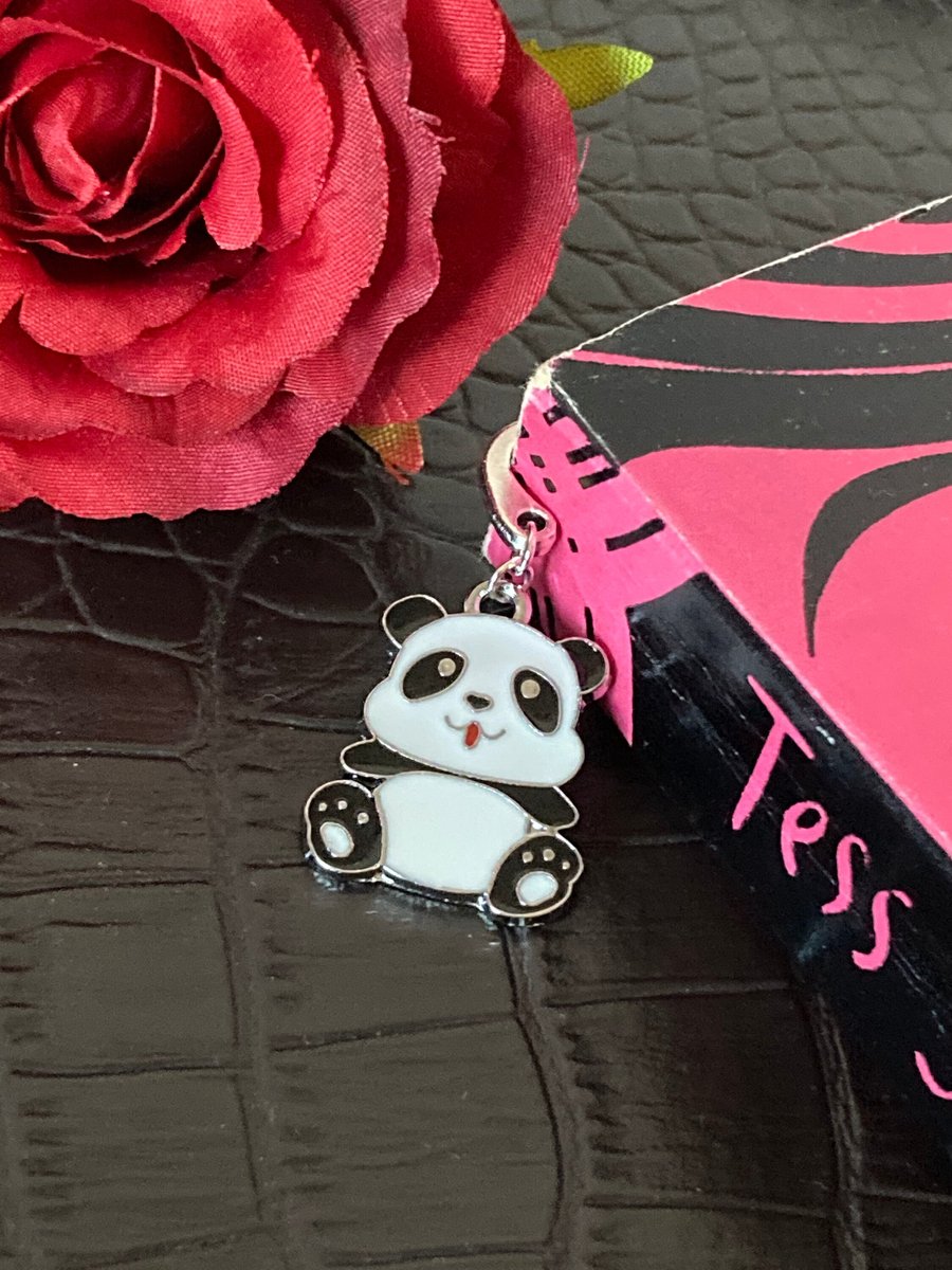 Enamel Panda Bookmark- Book Lover Gift