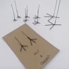 Wire bird feet