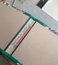 HANDMADE HALF LEATHER BOUND MARBLED SKETCHBOOK - Image 7