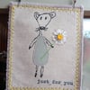Muriel Mouse - just for you - hanger
