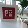 Wooden Heart Valentine card