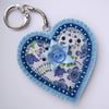 Pretty Heart Key Ring