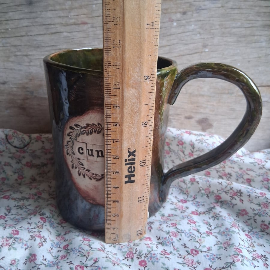 ceramic coffee mug no 16 c-nt olive